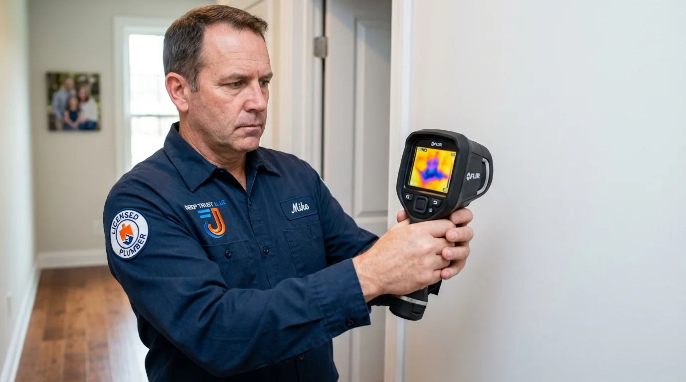 Thermal imaging leak detection by Johns Plumbing LLC in Peoria